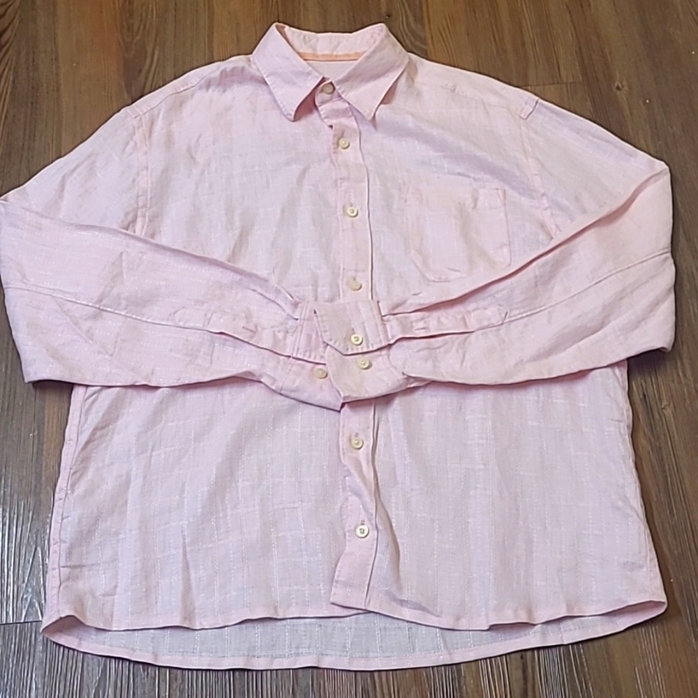Tommy Bahama Pink Men's Shirt new no tag.